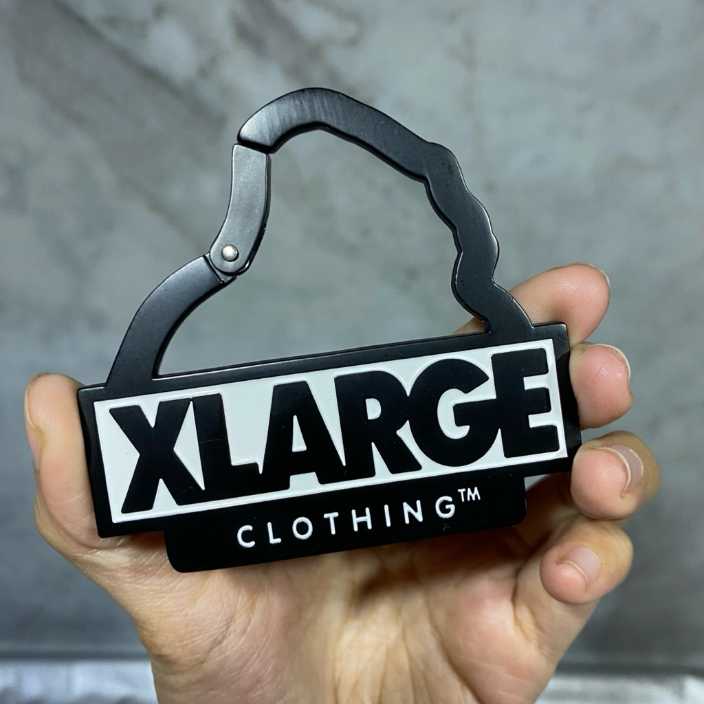 XLARGE Clothing X Gundam Carabiner Logo Keychain Japan