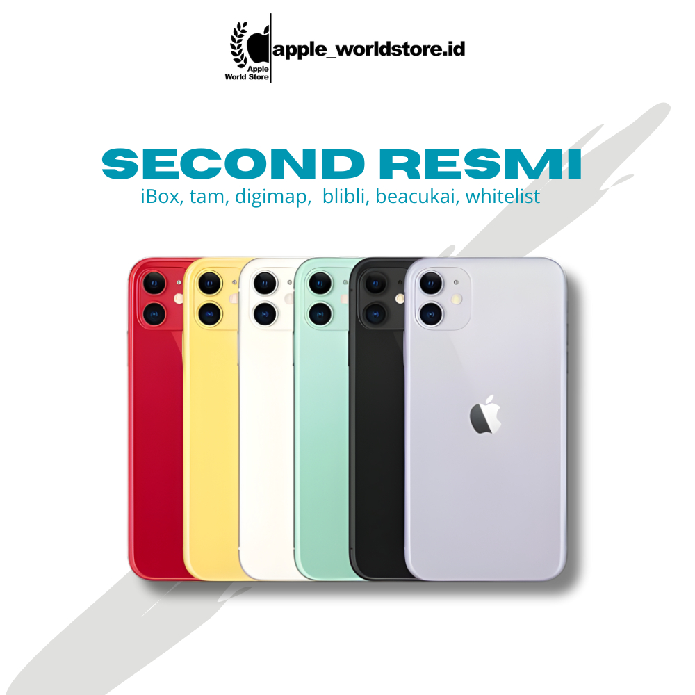 SCND iP 11 64GB, 128GB | SECOND RESMI