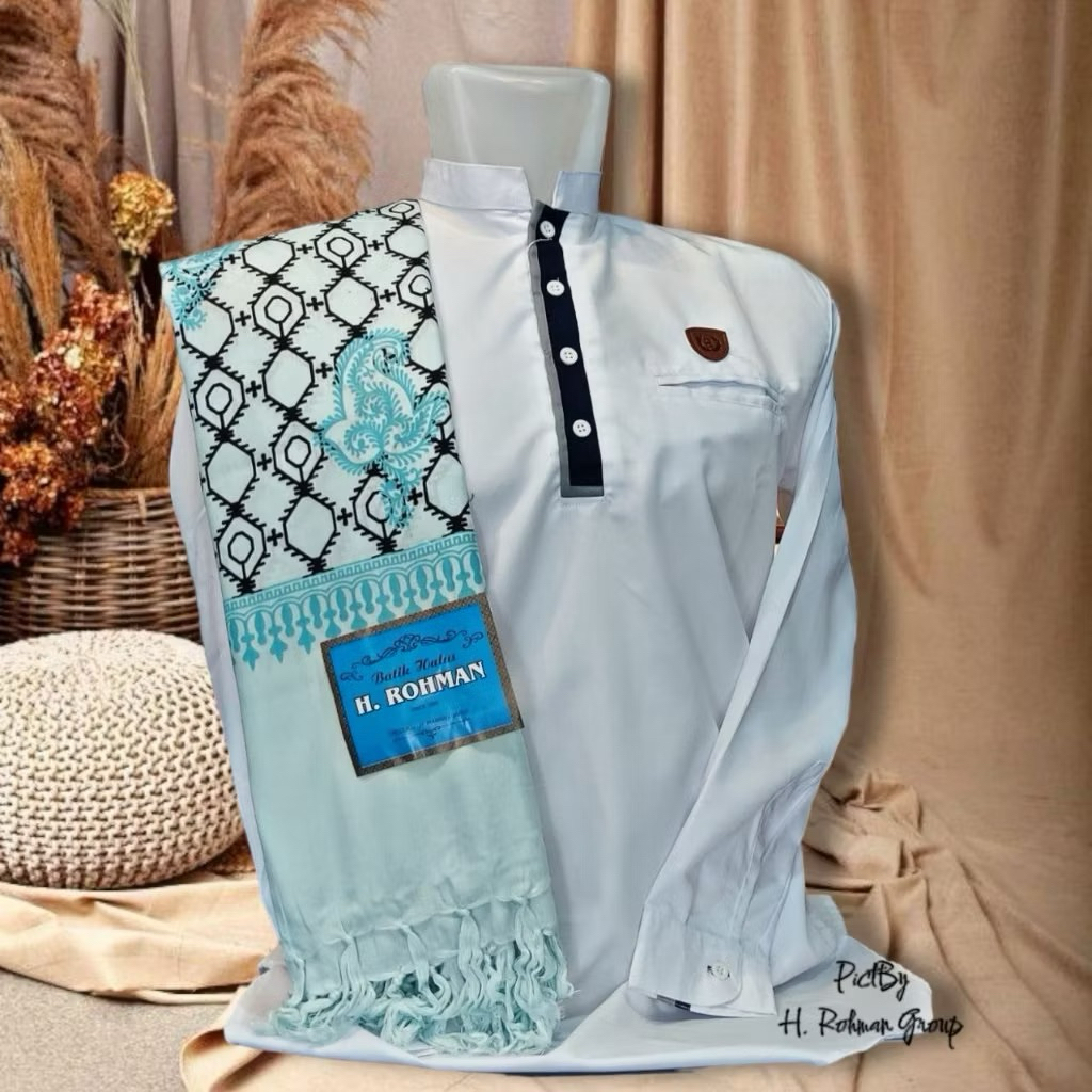 Sorban Riyadh | Sorban Rida Solo | Batik Printing | Sorban Putih | Sorban Hitam | Sorban Habib