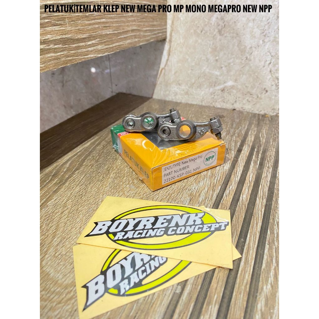 PELATUK KLEP TEMPLAR  ROCKER ARM MEGA PRO NEW MP MONO VERZA NPP - BOYRENK RACING OLSHOP