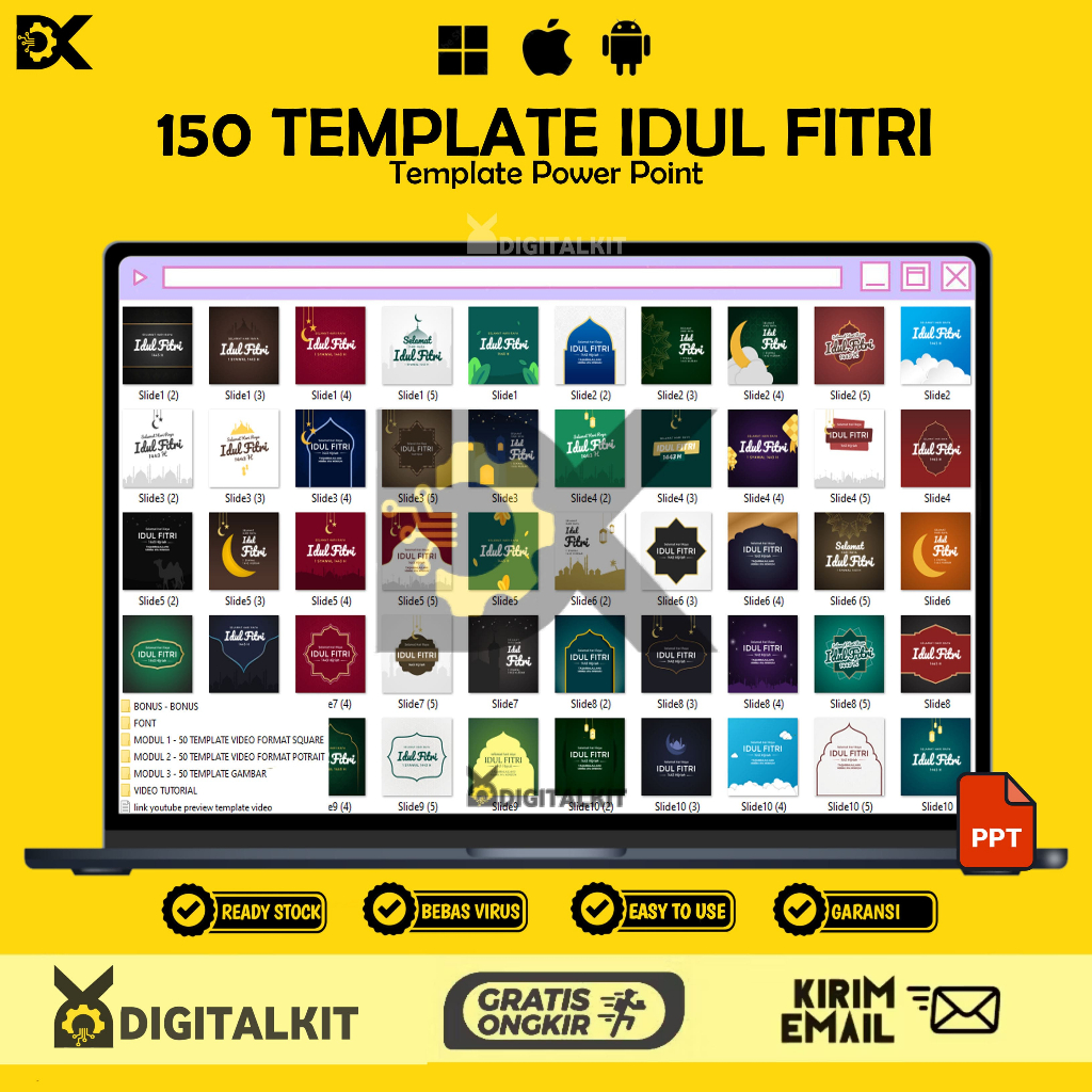 [T0649] 150 TEMPLATE IDUL FITRI