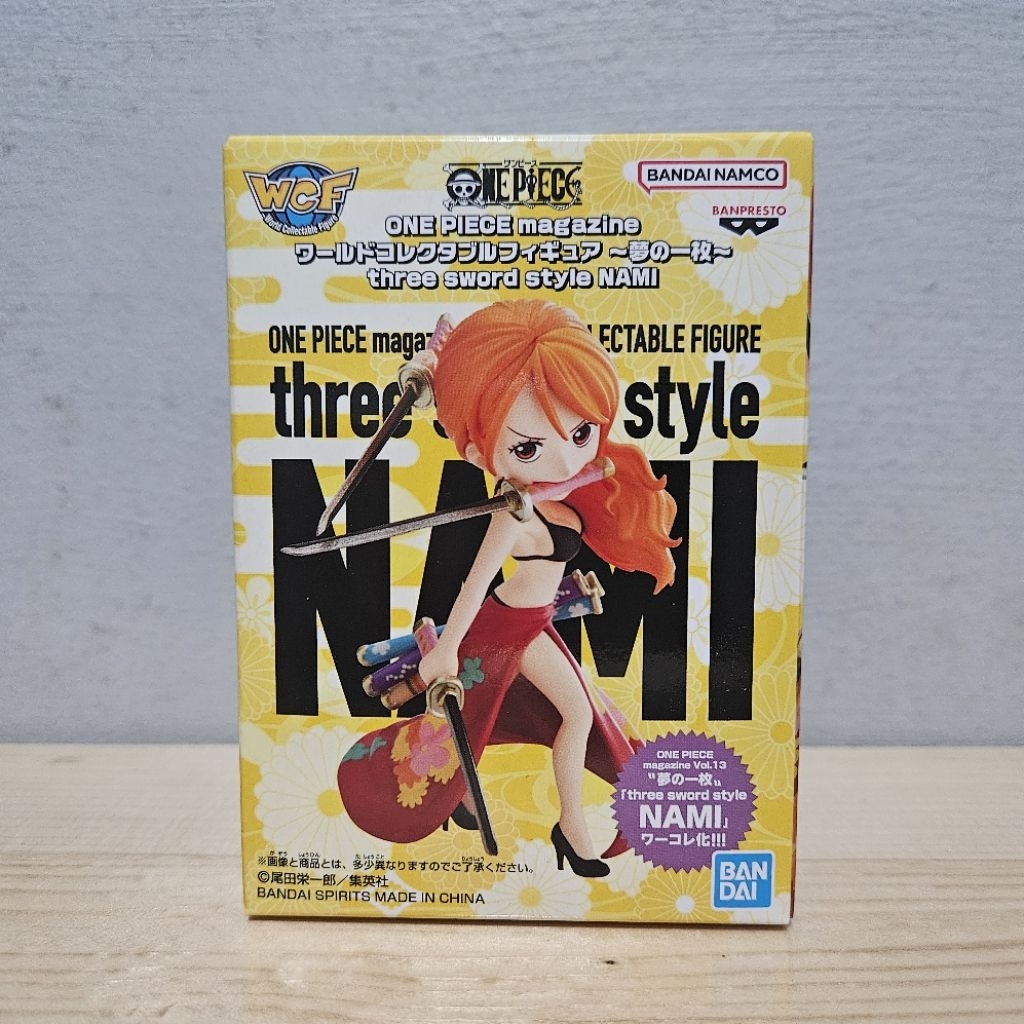 WCF One Piece Nami Three Sword Original Japver MISB