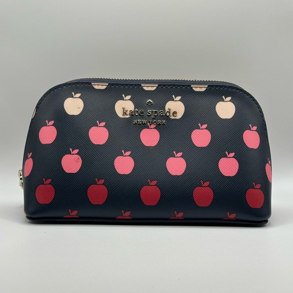 Kate Spade Staci Apple Makeup Cosmetic Case - Preloved