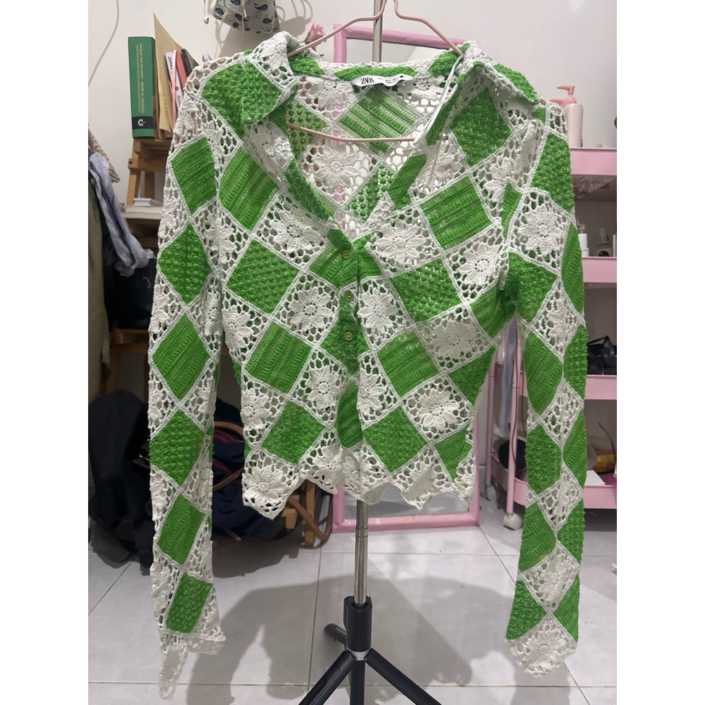 preloved zara knit top