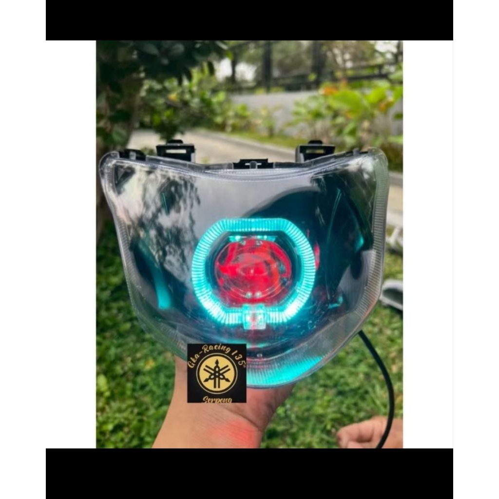 [TINGGAL PASANG] Reflektor Lampu Depan Biled Projie HONDA REVO FI
