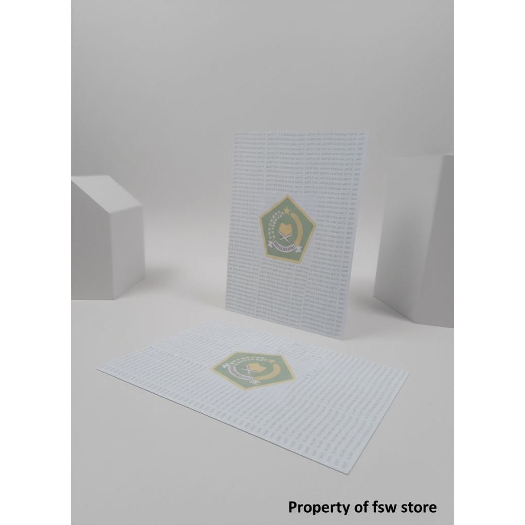 Kertas Raport Custom