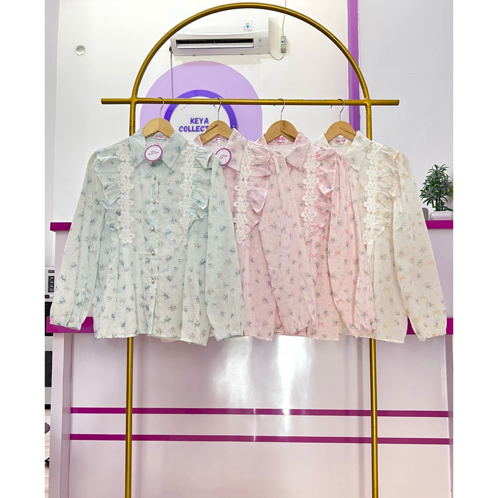 BLOUSE KATUN BORDIR IMPORT