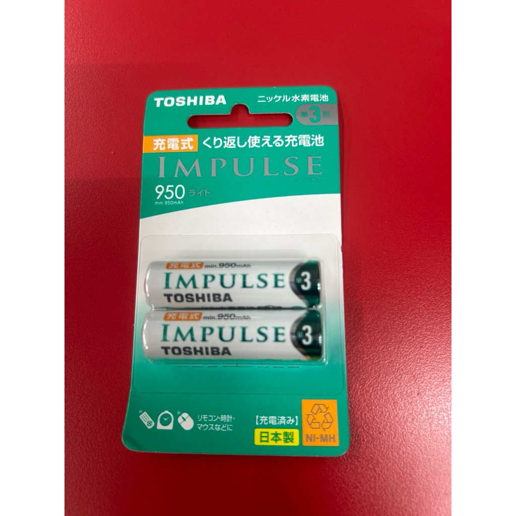 Batterai Toshiba IMPULSE AA 950MAH BP 2