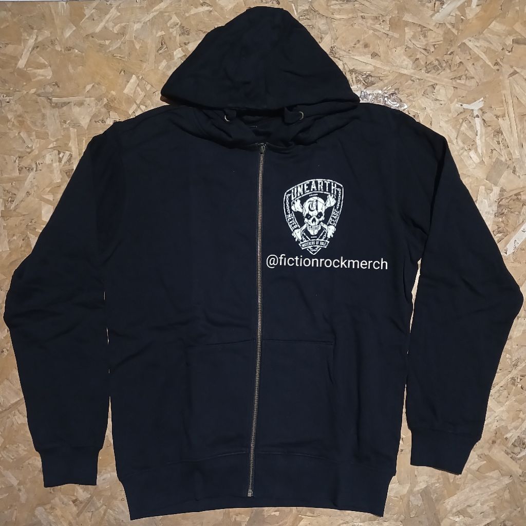 Switer Zip Hoodie Band UNEARTH original Size LARGE