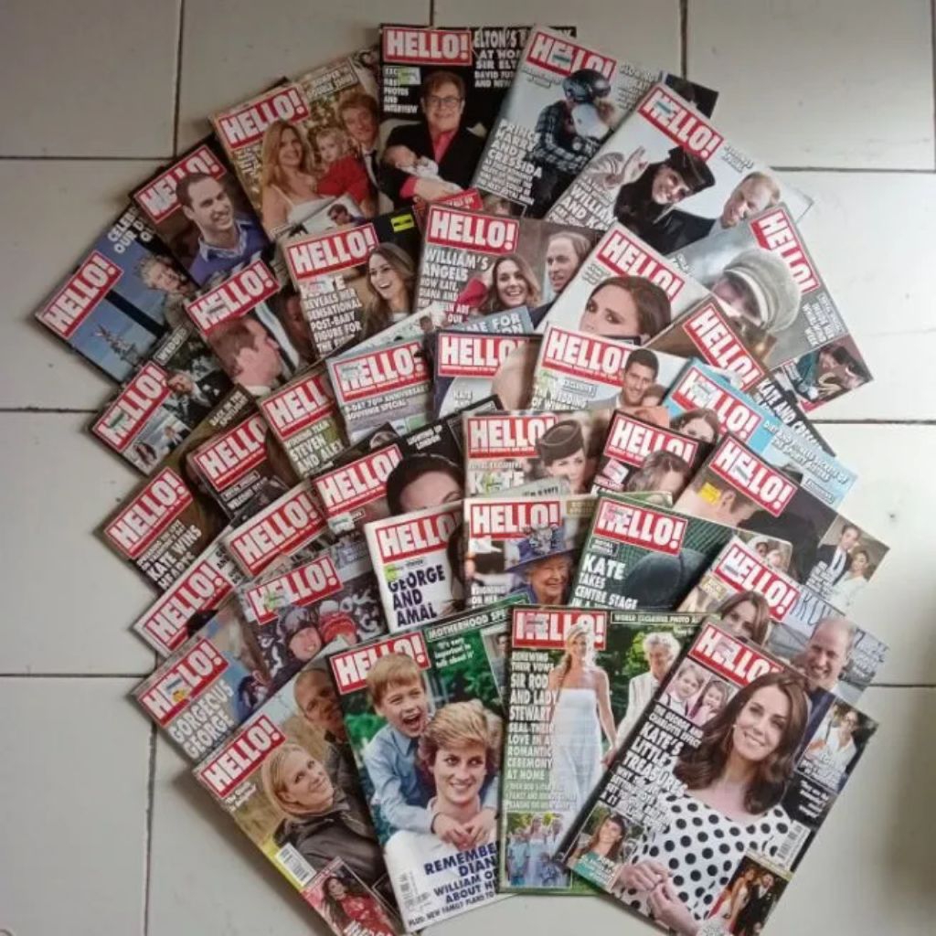 Majalah Import HELLO Original bekas