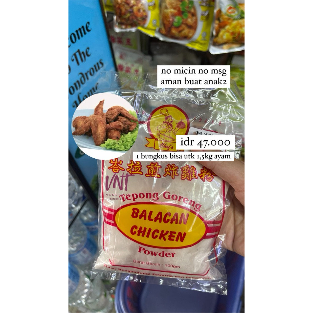 tepung goreng balacan chicken tepung goreng ayam