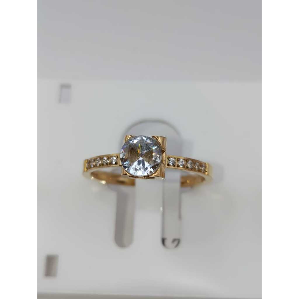Cincin Korea Mata 1 Tabur Zircon