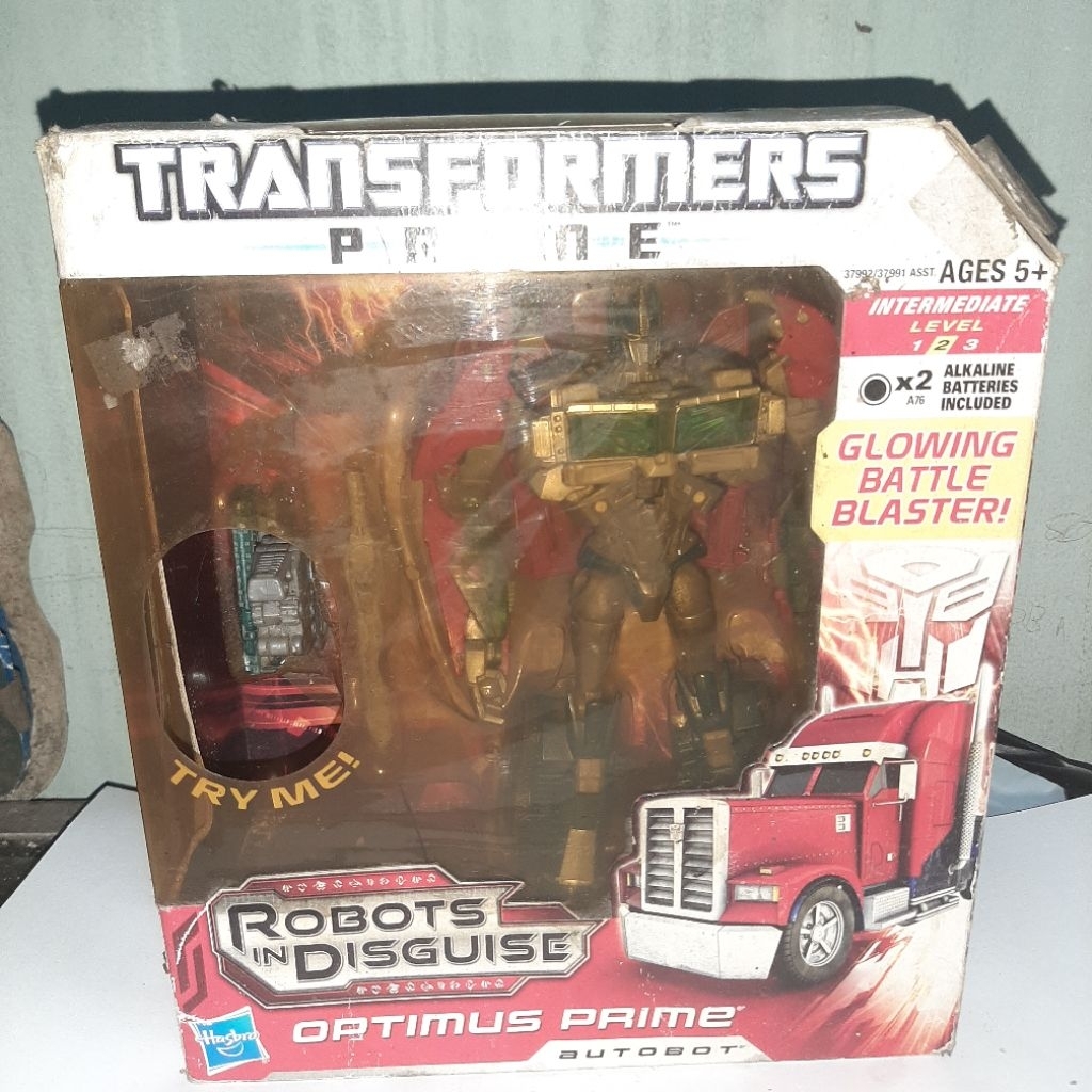 Transformers Prime Autobots Optimus Prime Original Hasbro Voyager Class