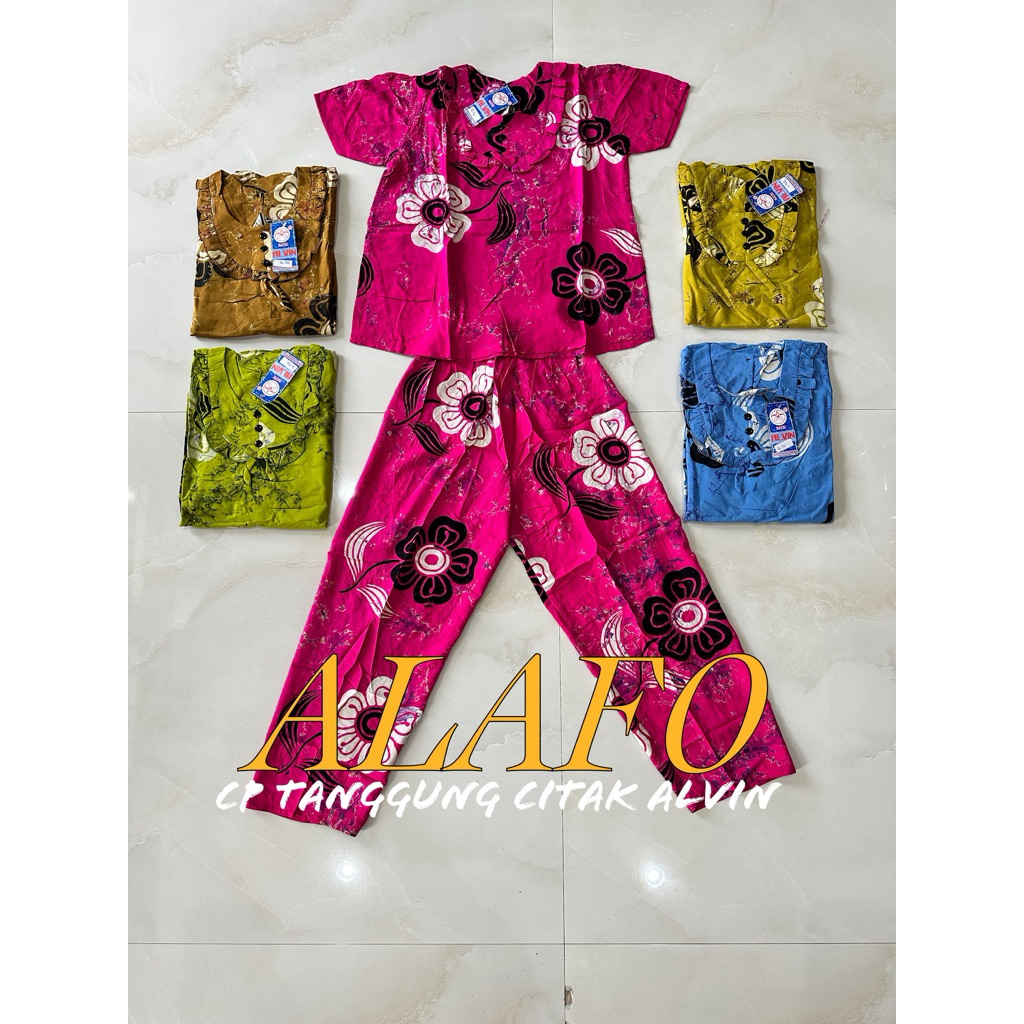 BAJU TIDUR NYAMAN CP TANGGUNG BATIK ALVIN CITAK