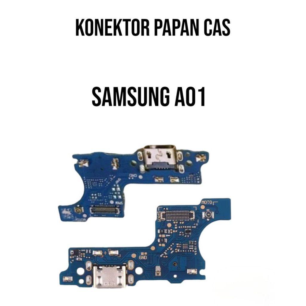 FLEKSIBEL CHARGER CAS PAPAN CAS KONEKTOR HP SAMSUNG A01 + IC ORIGINAL