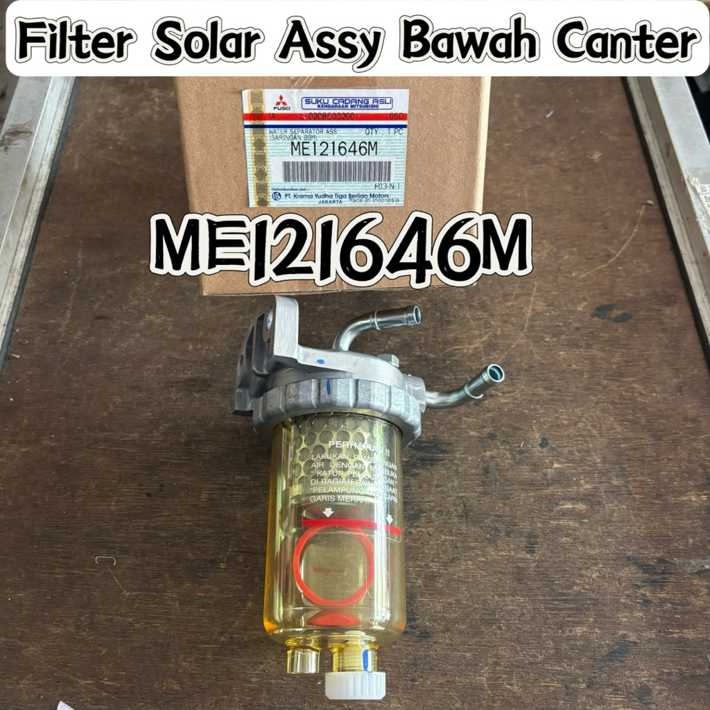 filter solar bawah assy me121646m original filter solar bawah komplit filter solar bawah canter filt