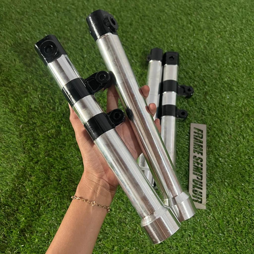 Bottom Shok FU Bubut Gilap / Batem Shok Bambu Shok Depan FU Bubut Gilap