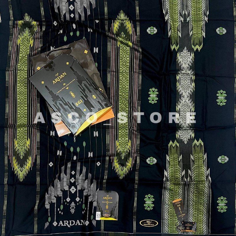 Sarung Ardan SGJ Songket Gunungan Jaquard Gold/ Sarung Ardan SGJ ORI