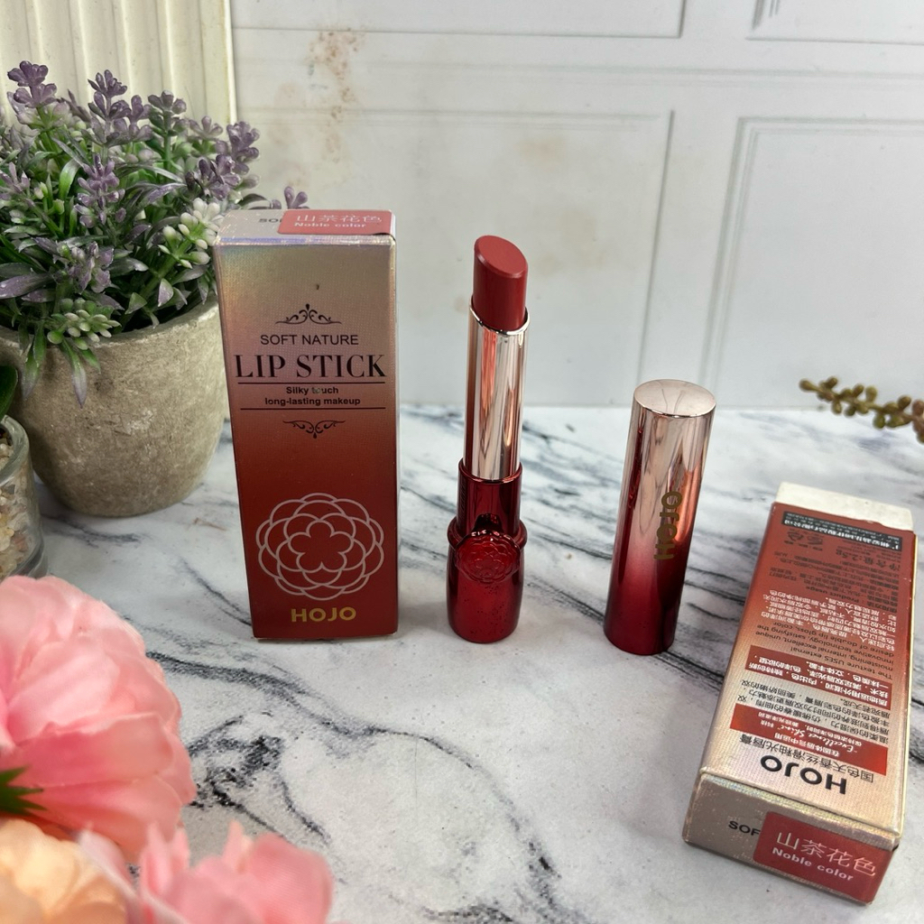 lipstik ruby bunga HOJO Soft Nature Lip Stick cakep banget