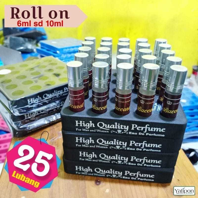 Display Tatakan Parfum Roll on 25 lubang