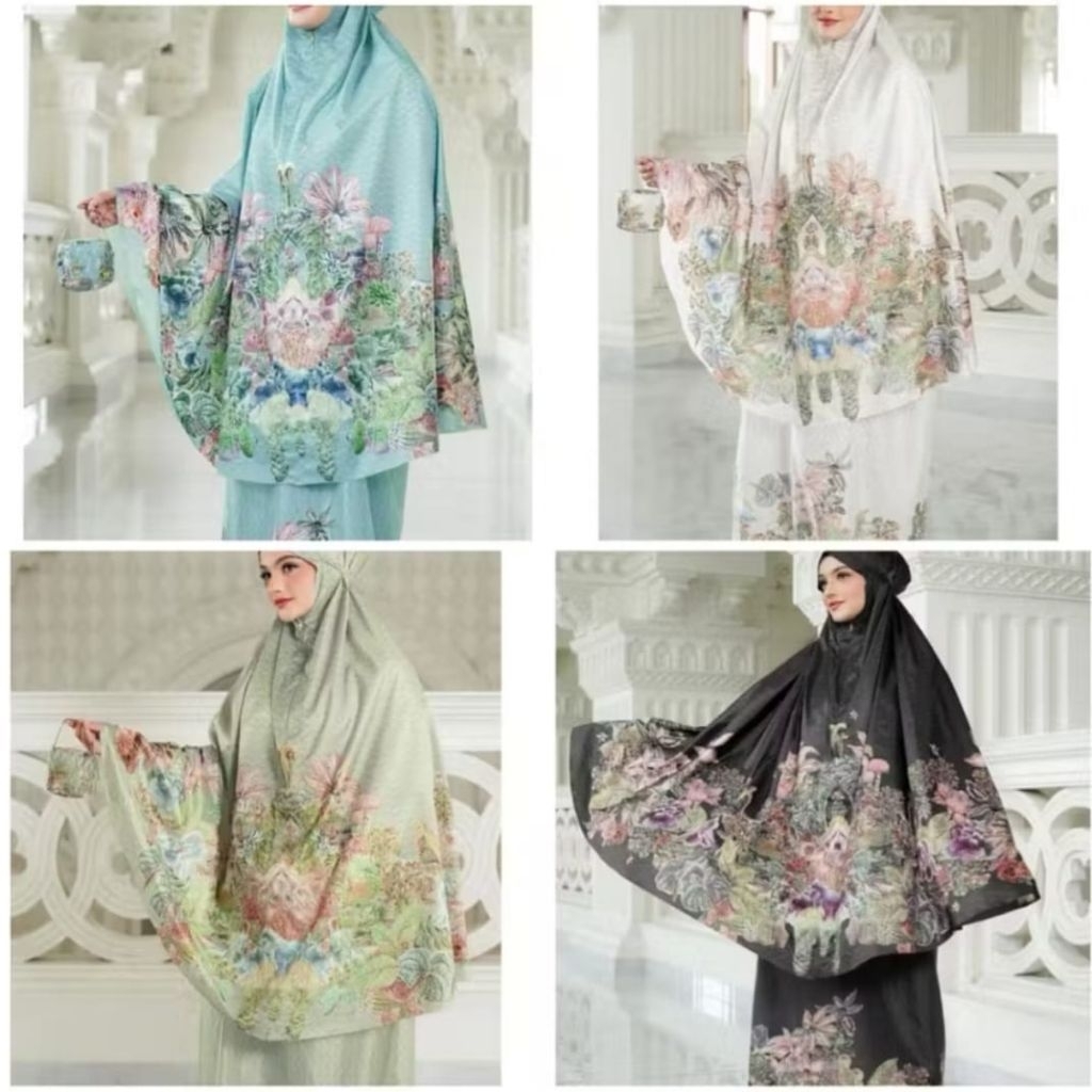 ready mukena by buttonscarves fara jasmine| fara petunia| forestis| royale grandeur |shamara |monogr