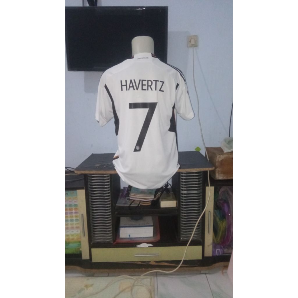 baju bola timnas Jerman home 2022/2023 KAI HAVERTZ 7 Jersey Jerman home