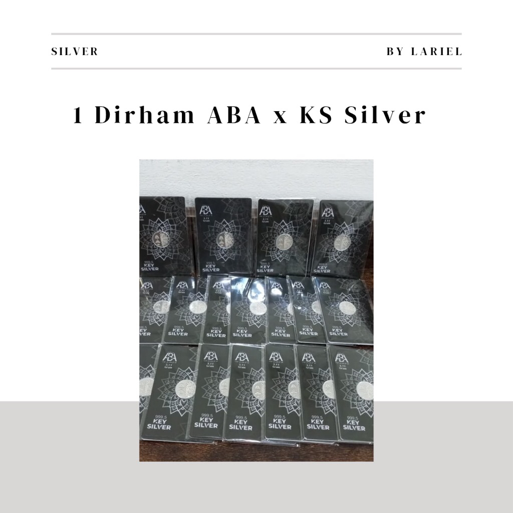 1 Dirham ABA Abdurrahman Bin Auf x Key Silver