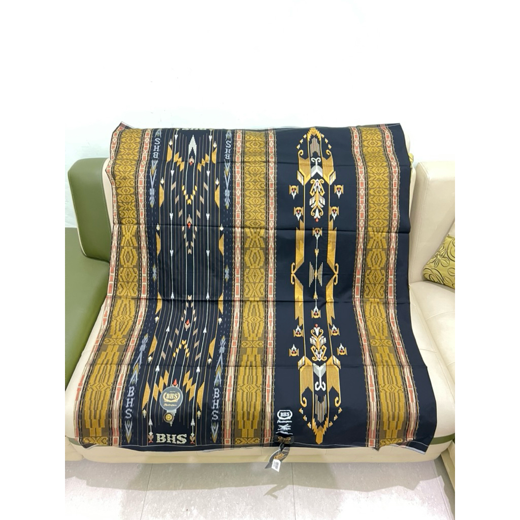 Sarung BHS Masterpiece Songket Gold & Silver Motif SIC Black Series