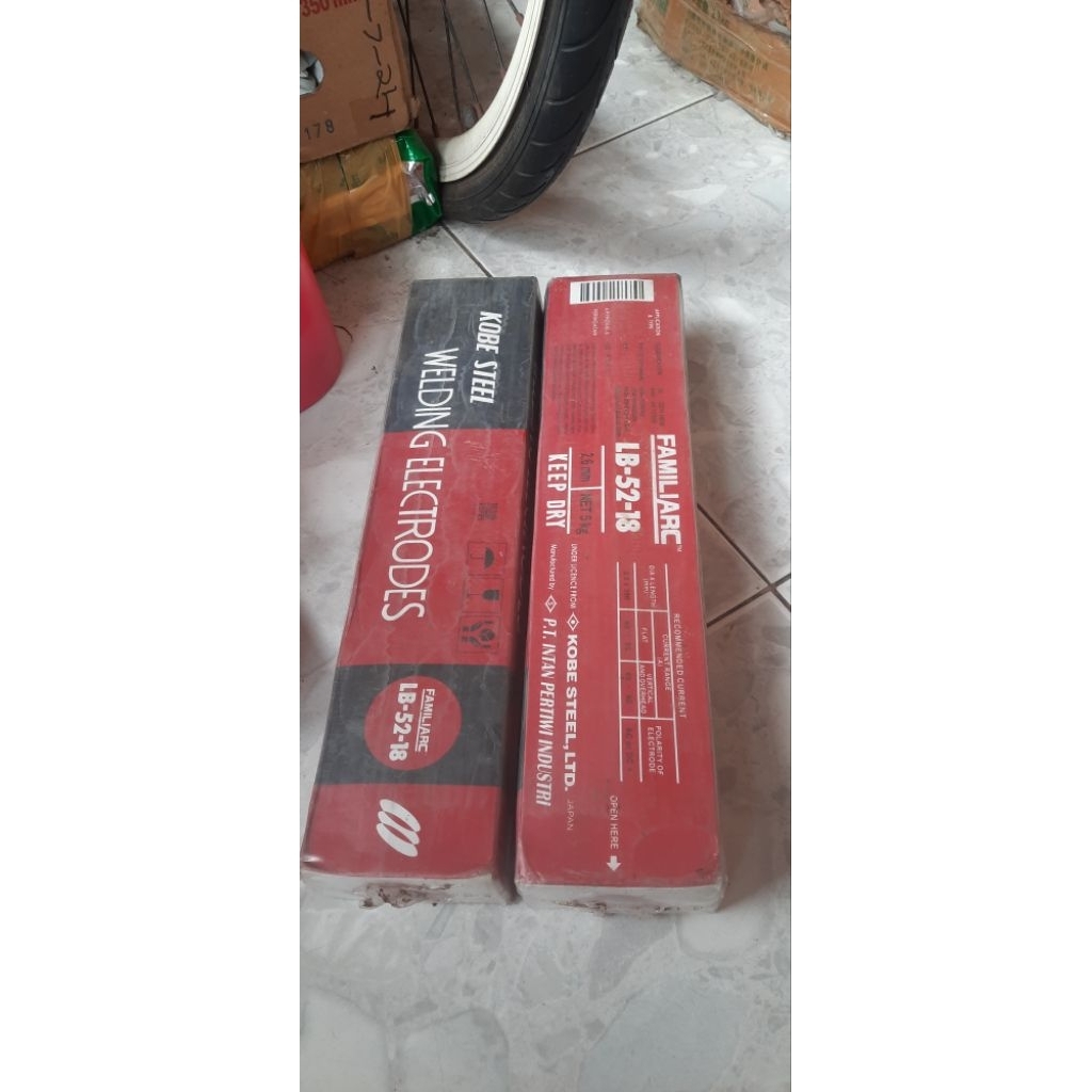 KAWAT LAS KOBE STEEL LB-52-18 AWS E7018 Size. 2.6MM