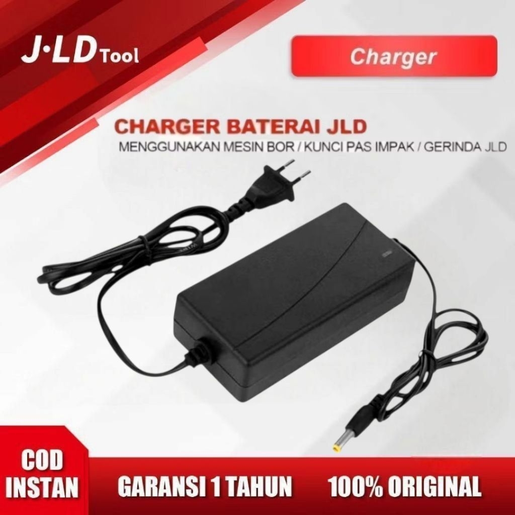 CHARGER BATERAI IMPACT BOR GERINDA JLD ORIGINAL 21V 36V 48V 88V 128V 199V