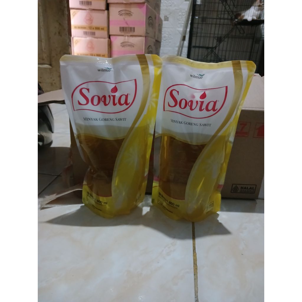Minyak  Goreng Wilmar Sovia 800ml