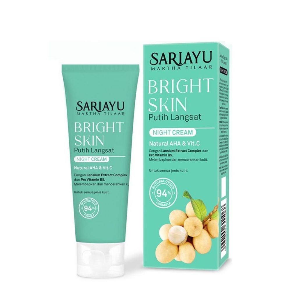 Sariayu Night Cream Putih Langsat