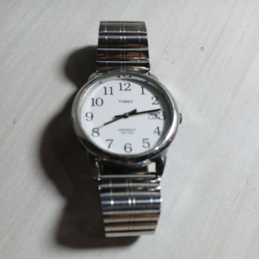 Jam tangan Timex indiglo original sangat mulus strap gantian tanggal tidak berfungsi
