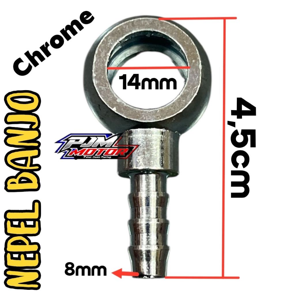 Nepel Runcing Nepel Baut Banjo 14mm 14 mm Nepel minyak