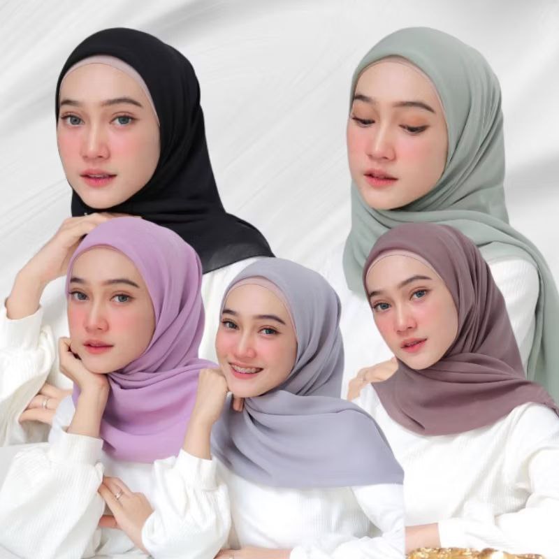 Paket Usaha Hijab Bella Square Grosir Jilbab Polos