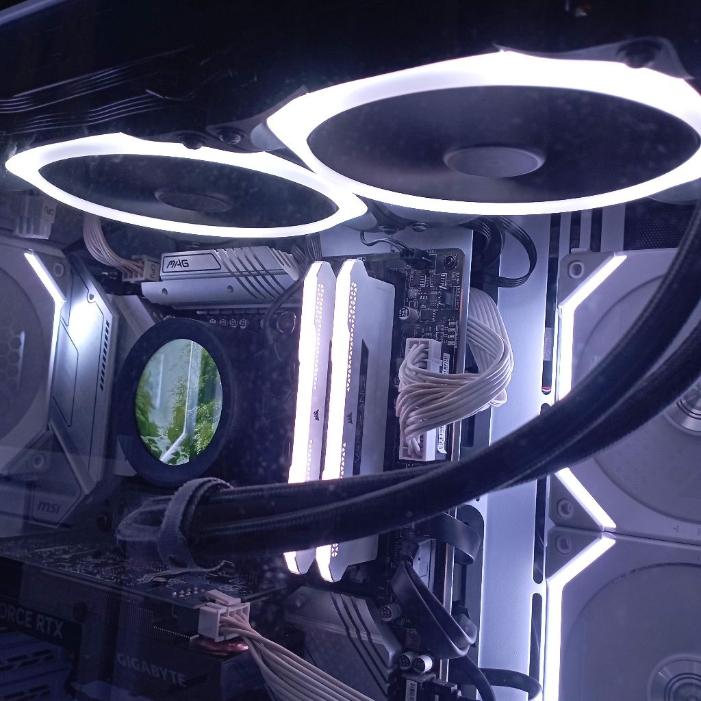 NZXT Kraken Z63 280mm RGB Black AIO Liquid Cooler with LCD Display second bekas