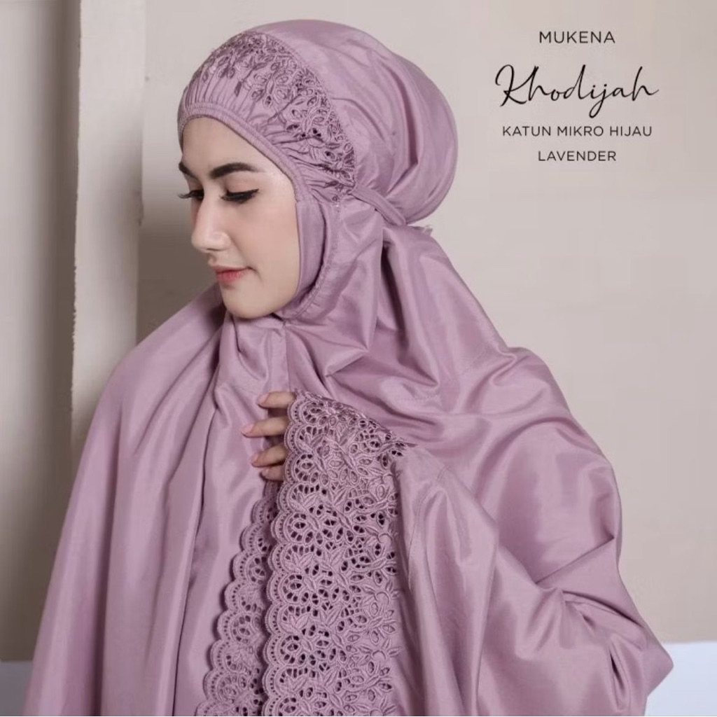 Mukena Dewasa Jumbo Katun Premium Full Bordir Siti Khadijah Mewah Cantik By Aprilia Store