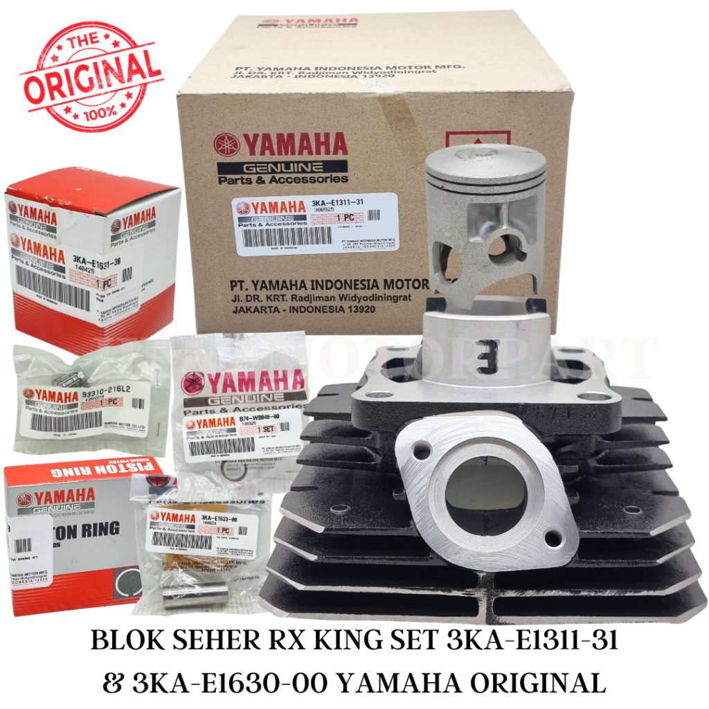 BLOK SEHER KIT CYLINDER KOMPLIT BLOK BLOCK BORING SET FULLSET RX KING RXK RX K RXKING 3KA-E1311-31 &