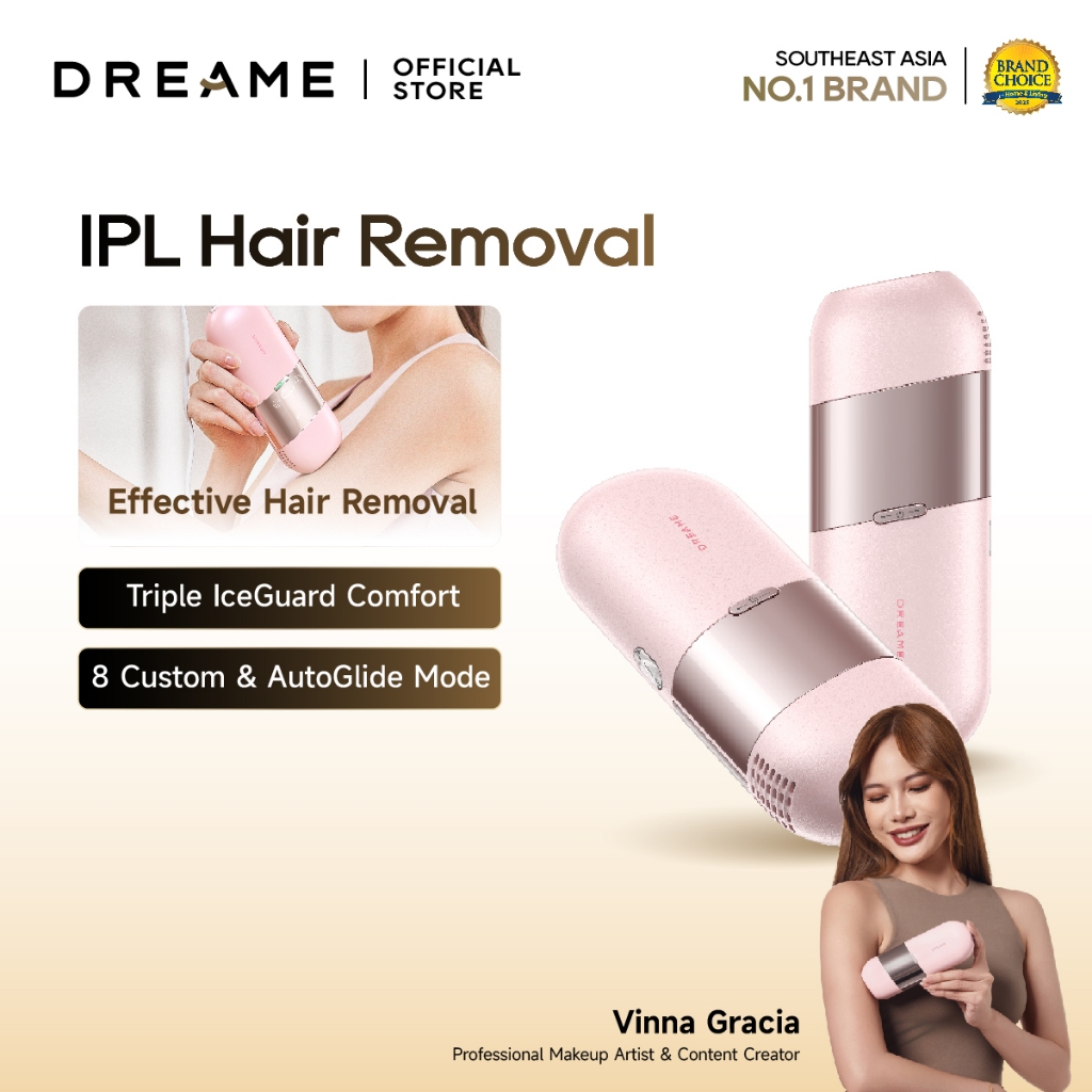Dreame Sapphire IPL Hair Removal Cooling System Portable | Alat Penghilang Bulu