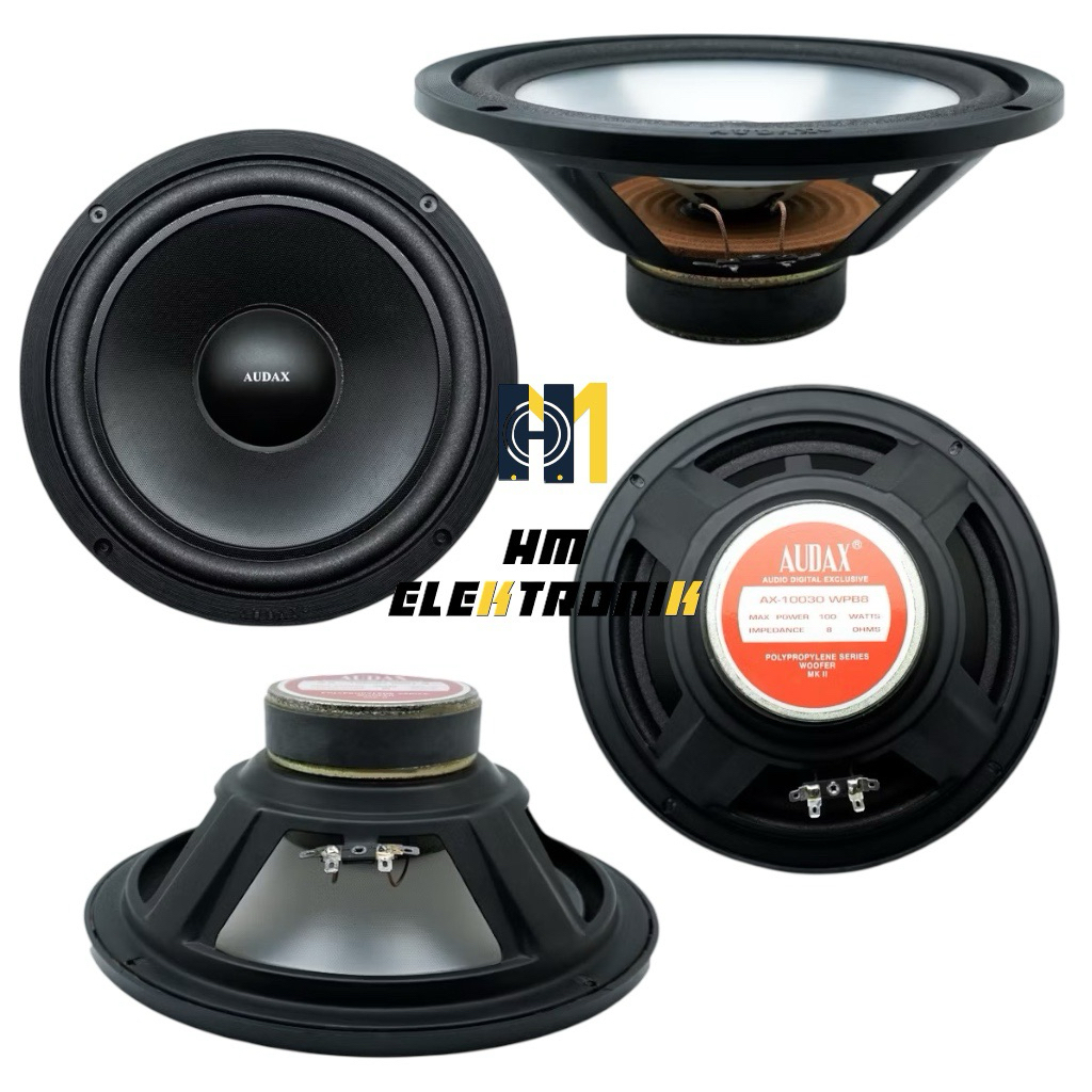 Speaker Audax AX 10030 WPB woofer 10 inch