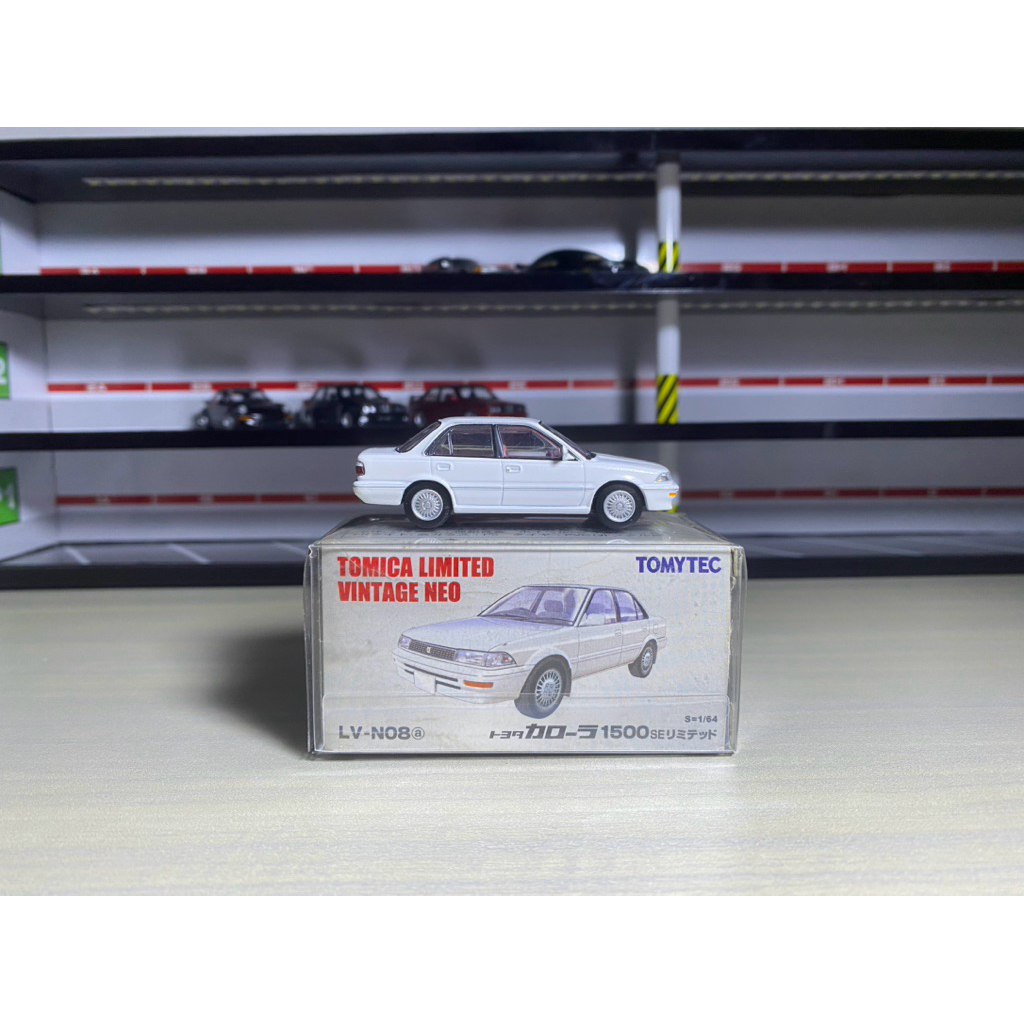 Tomica Limited Vintage Neo TLVN Toyota Corolla Twincam White VHTF