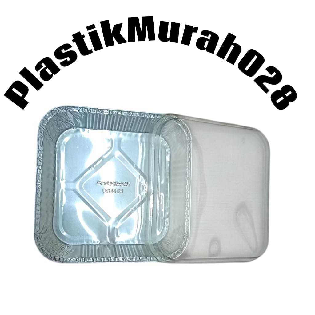 Alumunium foil tray OX- 1400 | kotak makan alumunium tray + tutup