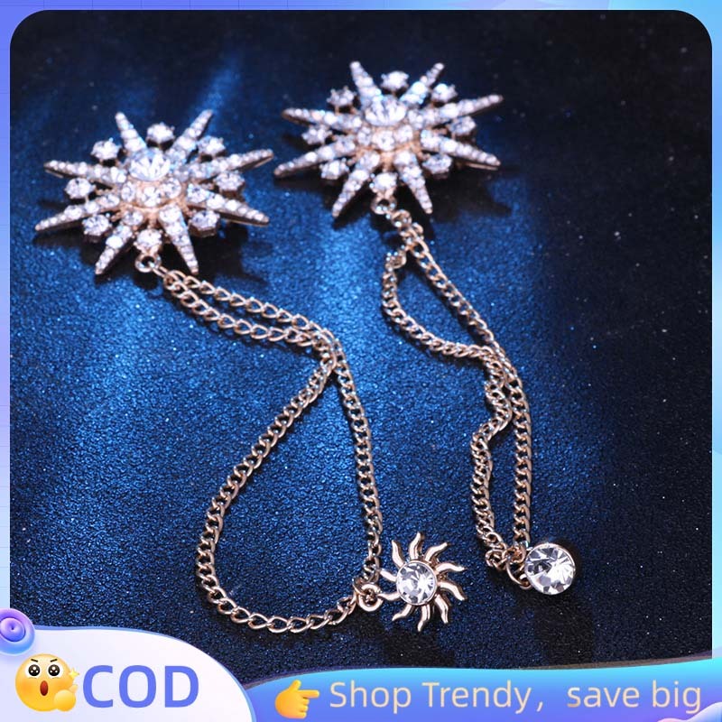 Pin Bros Aesthetic Emas/perak Bros Pin Lapel Pin Bros Lapel Pin Bros Motif Kristal Salju