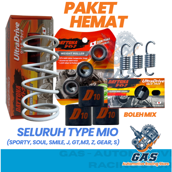 Upgrade CVT Mio Karbu Mio Sporty Mio Smile Mio Soul Karbu Fino Karbu Xride CVT Roller CVT Hemat
