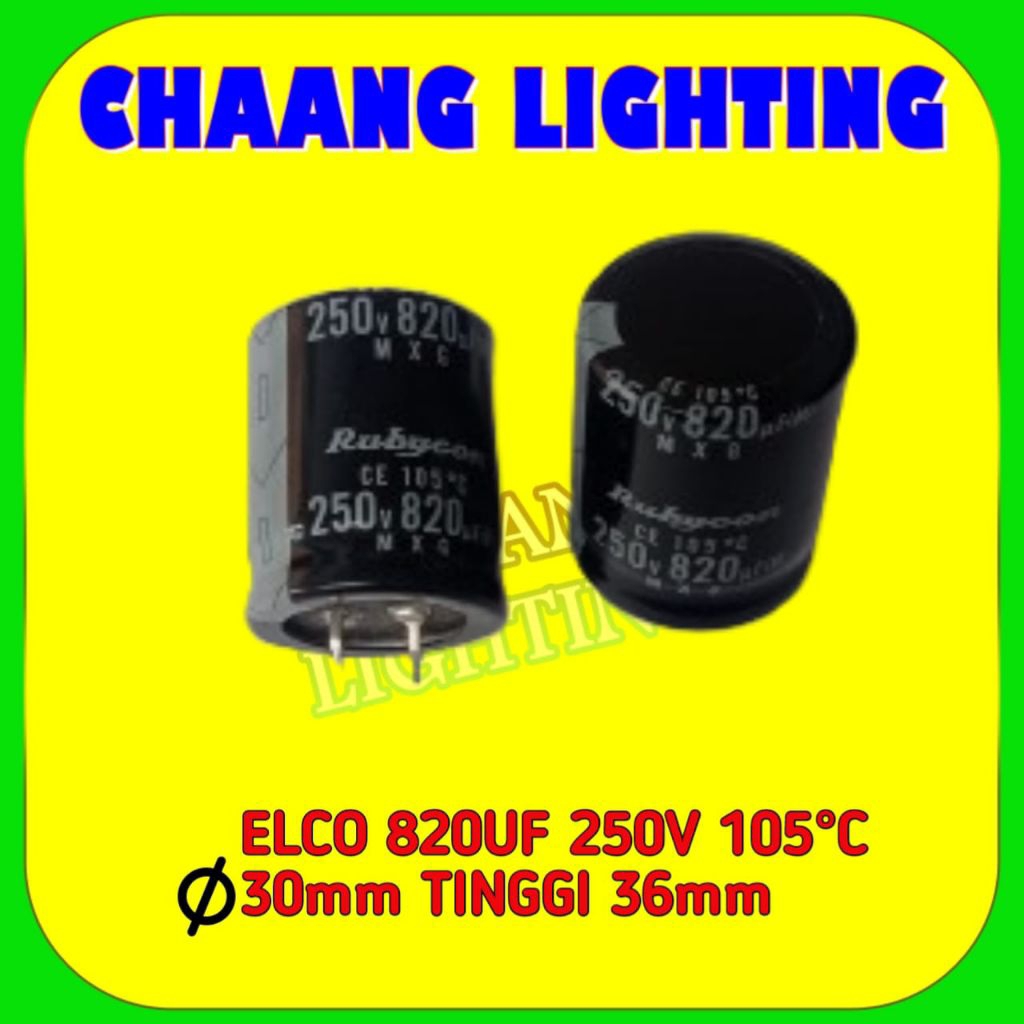 820UF 250V KAPASITOR ELKO 820UF 250V CAPASITOR ELCO 820UF 250V ELCO 820UF 250V 105°C