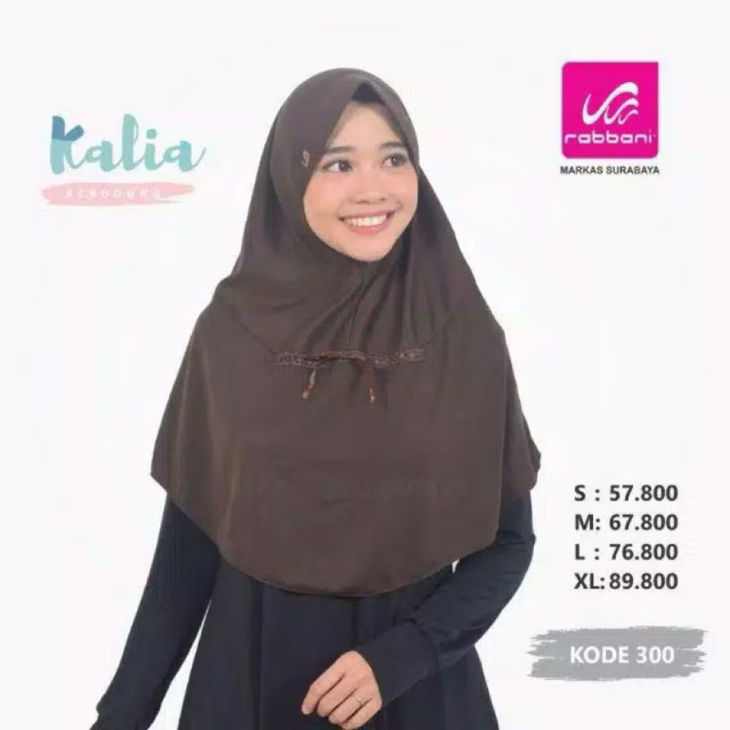 jelbab rabbani ori model kalia Ukuran M promo diskon 50%