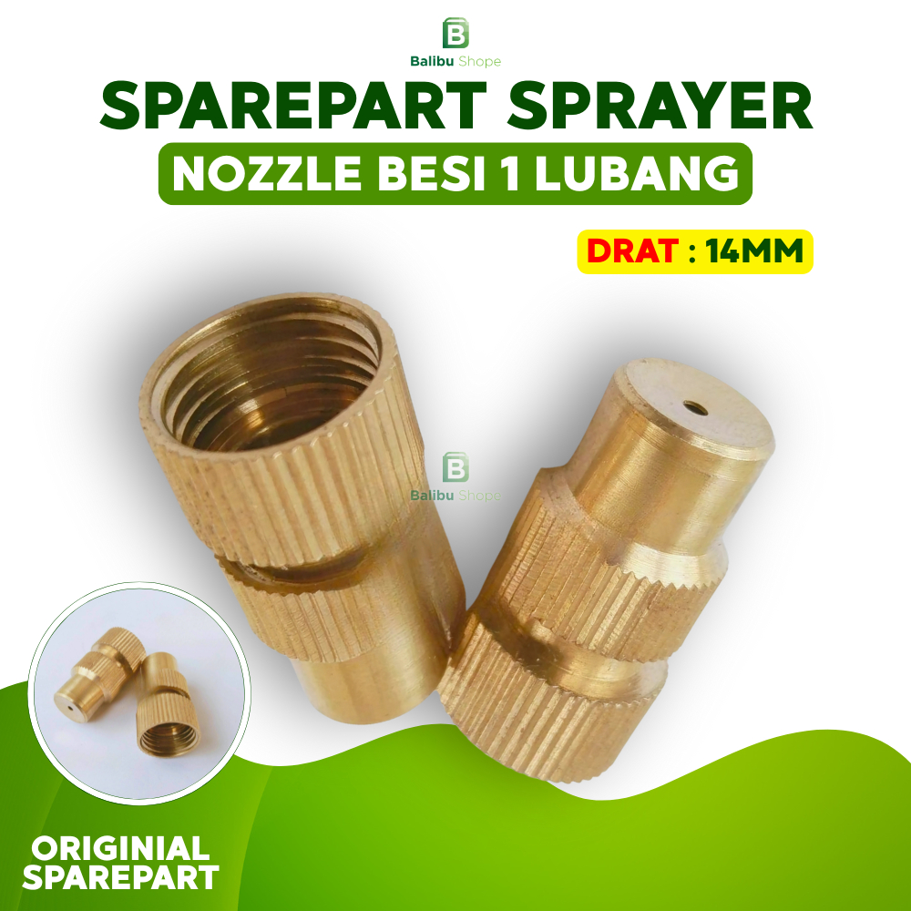Nozzle Kuningan Spuyer Sprayer Lubang 1