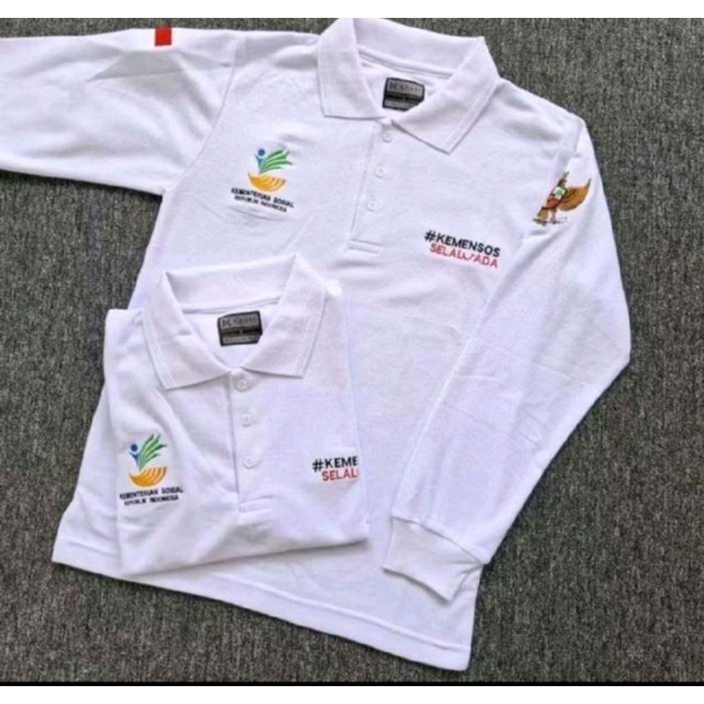 kaos kemensos selalu ada kaos lakos panjang pkh kaos kementrian sosial RI