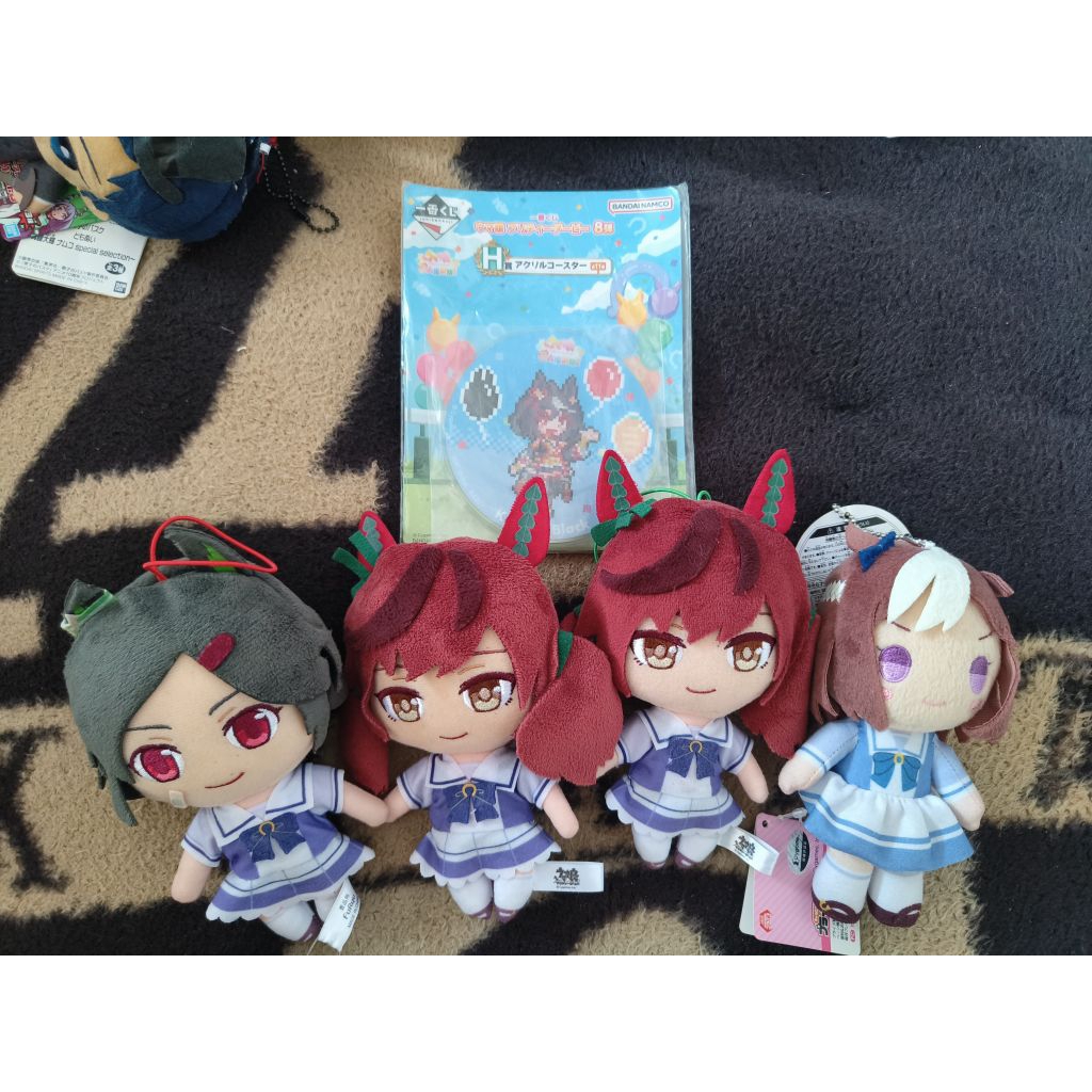 Plush ganci Uma Musume cewek kuda