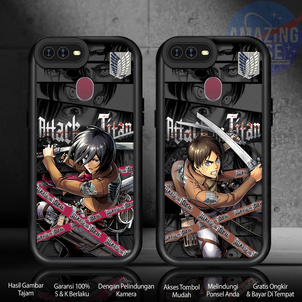 Softcase Glass kaca For OPPO F9 F9 PRO REALME 2 PRO AX7 AOT3 Casing Handphone Case Hp Procamera